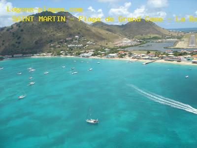 Plage de saint martin à Plage et baie de Grand Case