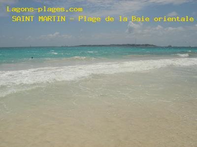 Plage de saint martin à Plage de la Baie orientale