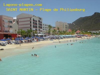 Plage de saint martin à Plage de Philipsburg