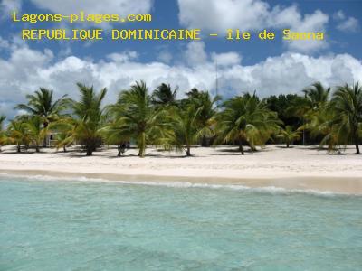 Plage de la republique dominicaine à Île de Saona