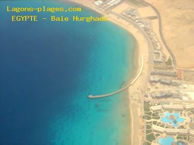 Plage de L' egypte à Baie Hurghada