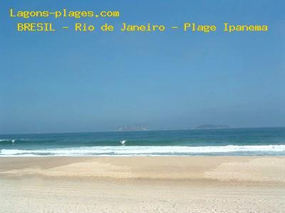 Plage du bresil à Rio de Janeiro - Plage Ipanema