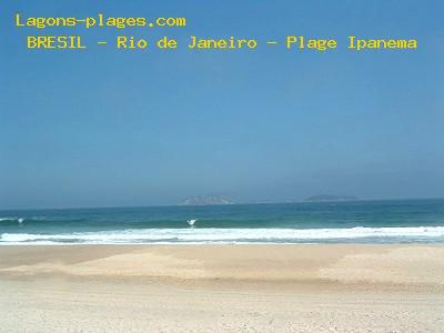 Plage du bresil  Rio de Janeiro - Plage Ipanema