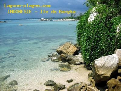 Plage de L' indonesie à Ile de Bangka