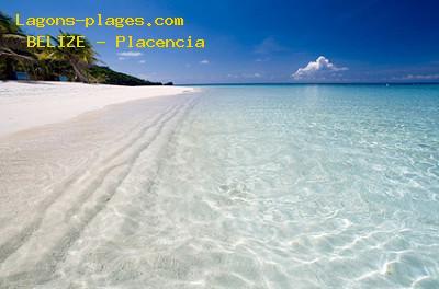 Plage de belize à Placencia