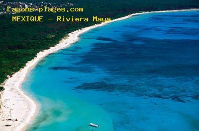 Plage du mexique à Riviera Maya