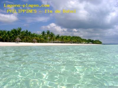 Plage des philippines à Ile de Bohol