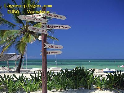 Plage de cuba à Varadero, des kilomètres de sable