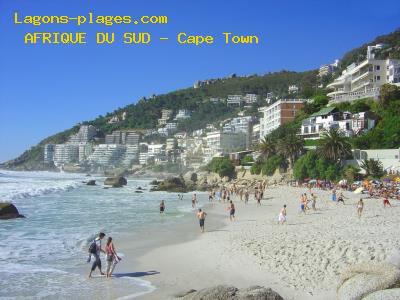 Plage de L' afrique du sud à Cape Town