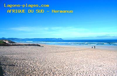 Plage de L' afrique du sud à Hermanus