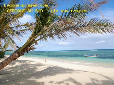 Plage de L' afrique du sud à Ile aux nattes