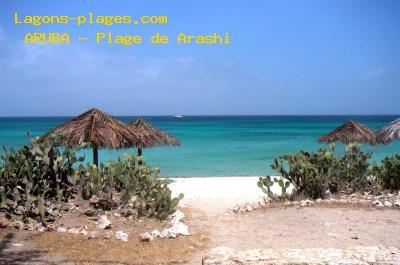 Plage de aruba à Plage de Arashi
