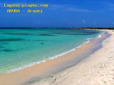 Plage de aruba à Arashi