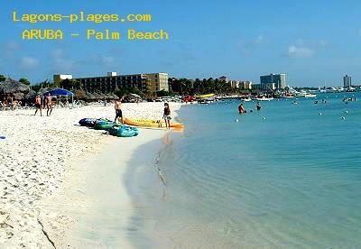 Plage de aruba à Palm Beach