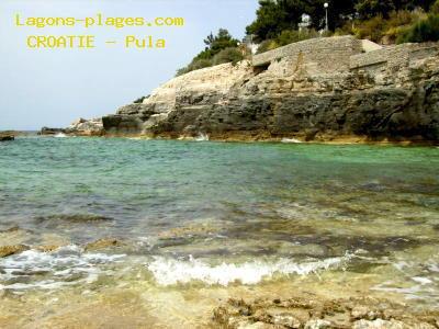 Plage de croatie à Pula