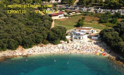 Plage de croatie à Verudela
