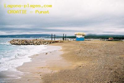 Plage de croatie à Punat