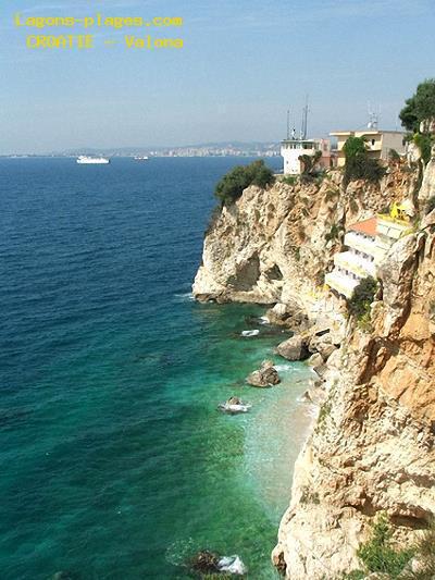 Plage de croatie à Valona