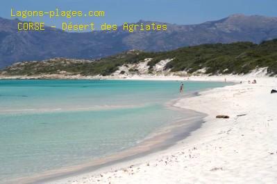 Plage de la corse à Désert des Agriates