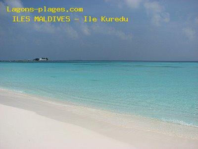 Plage des maldives à Ile Kuredu