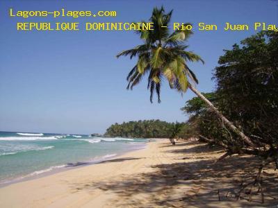 Plage de la republique dominicaine à Rio San Juan Playa Grande