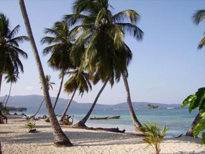 Plage de la republique dominicaine à Las Galeras