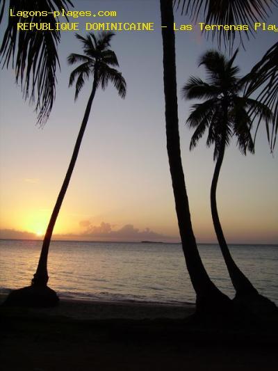 Plage de la republique dominicaine à Las Terrenas Playa Bonita