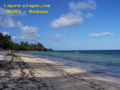 Plage du kenya à Mombasa