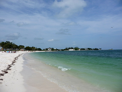 Plage des usa à Floride - Marathon Key - Sombrero beach