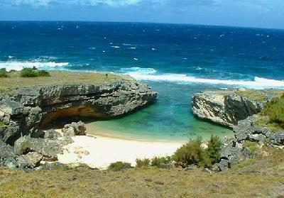 Plage de rodrigues à Rodrigues - Océan indien.