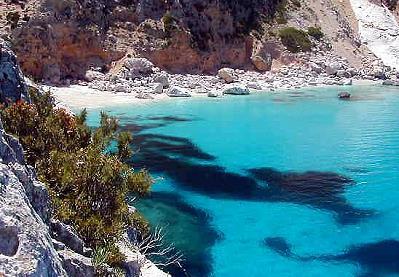 Plage de la sardaigne à Cala Goloritze