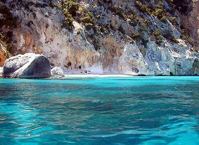 Plage de la sardaigne à Cala Goloritze