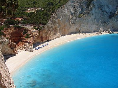 Plage de la grece à Lefkada plage Porto Katsiki