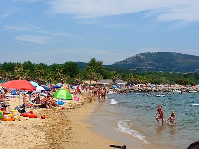 Plage de la france à Plage de Grimaud, Golfe de Saint-Tropez