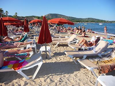 Plage de la france à Plage de Grimaud
