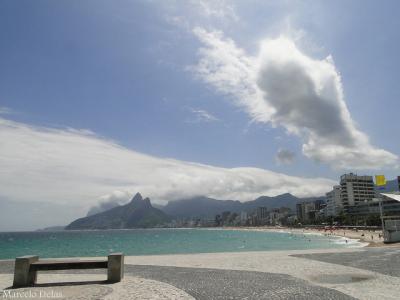 Plage du bresil à Ipanema - Rio de Janeiro - Brasil