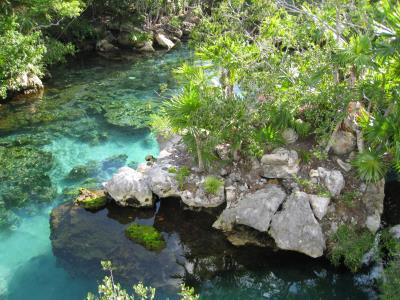 Plage du mexique à Xel ha - quintana roo - riviera maya