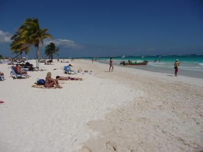 Plage du MEXIQUE  Plage Paraiso - Tulum - Yucatan