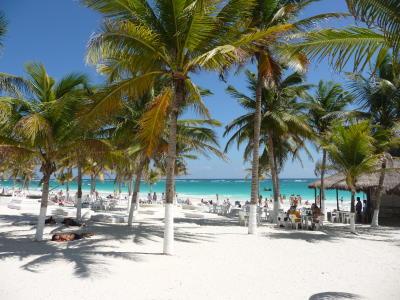 Plage du mexique à Paraiso plage Yucatan