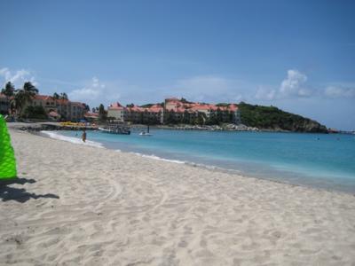 Plage de saint martin à Little bay beach