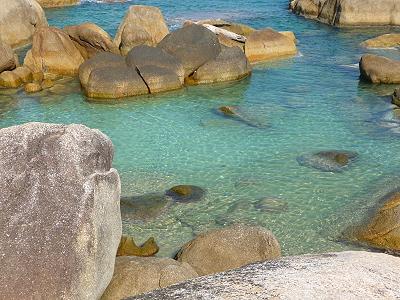 Plage de la THAILANDE  Koh Samui Grandfather rock Hin Ta Hin Yai