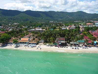 Plage de la thailande à Koh Samui plage de Chaweng sud