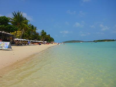 Plage de la thailande à Plage Chaweng nord
