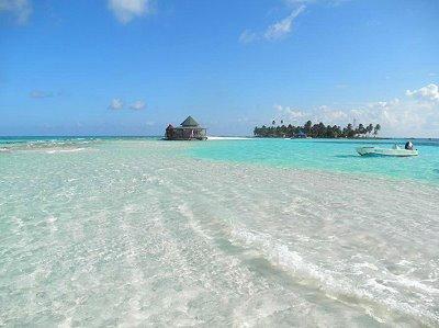 Plage de la colombie à Aquarium de San Andres