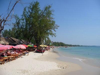 Plage du cambodge à Sihanoukville Serendipty