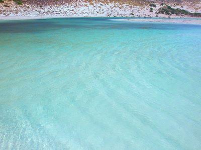Plage de la crete à Balos plage