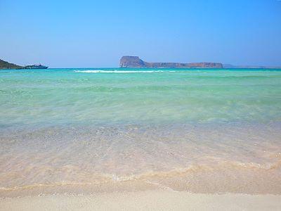 Plage de la crete à Balos