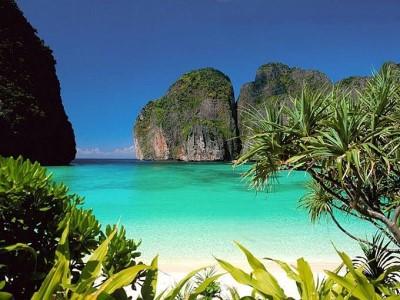 Plage de la thailande à Maya Bay