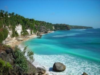 Plage de L' indonesie à Bali Dreamland beach