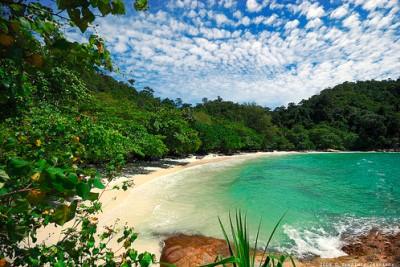 Plage de malaisie à Pangkor Laut